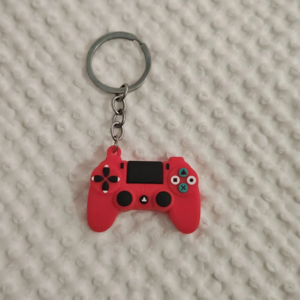 Red Game Controller Keychain - Picture 1 of 2
